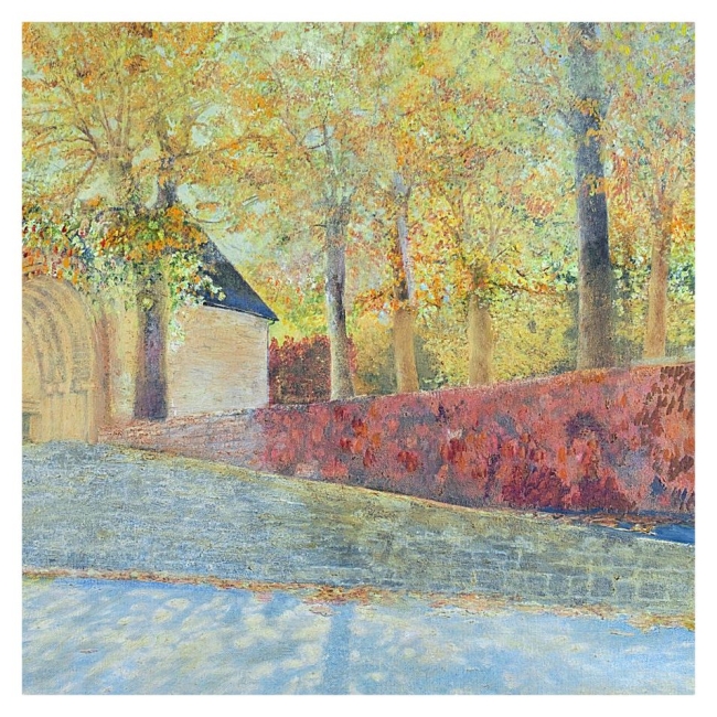 Le porche de l'église